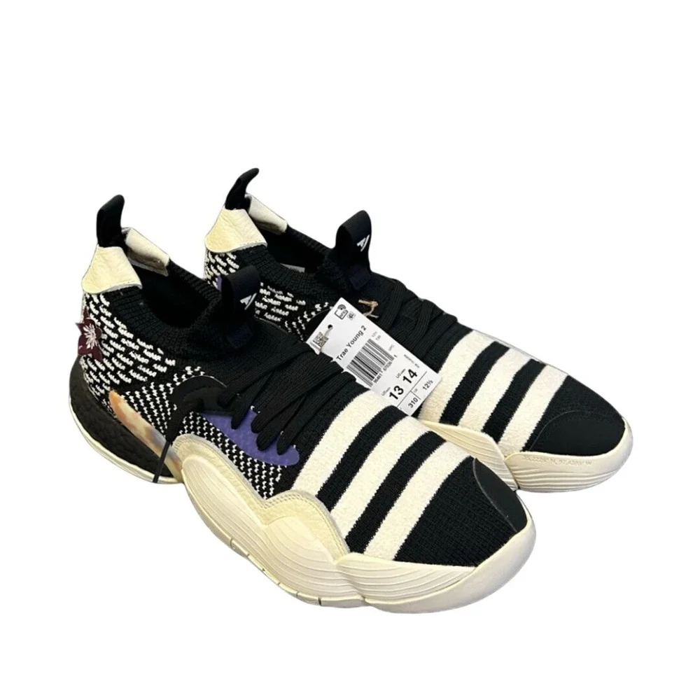 Adidas Trae Young 2 Flower Basketball‎ Shoes Sneakers -  IG2590 - Men's Size 13